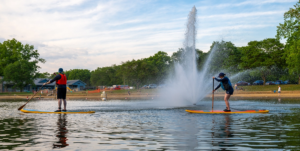 Stand-Up Paddle Boarding at Wallace Lake