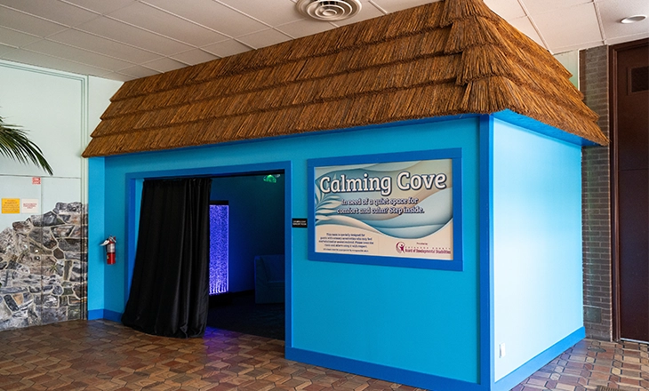 Calming Cove Sensory Room at Cleveland Metroparks Zoo